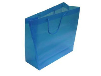 Blue PVC bag